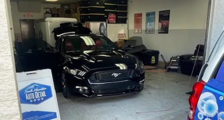 Professional car detailing result
